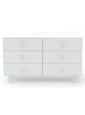 Merlin 6 Drawer Dresser White